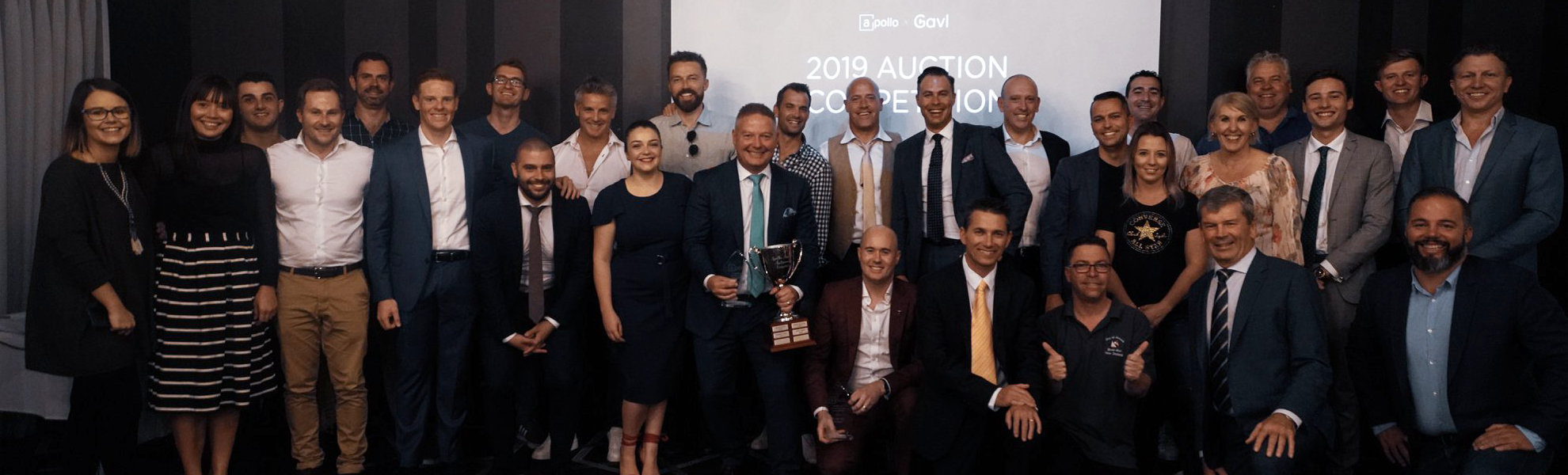 Team photo of contestants from the Auction Competition held by Apollo Auctions in 2019